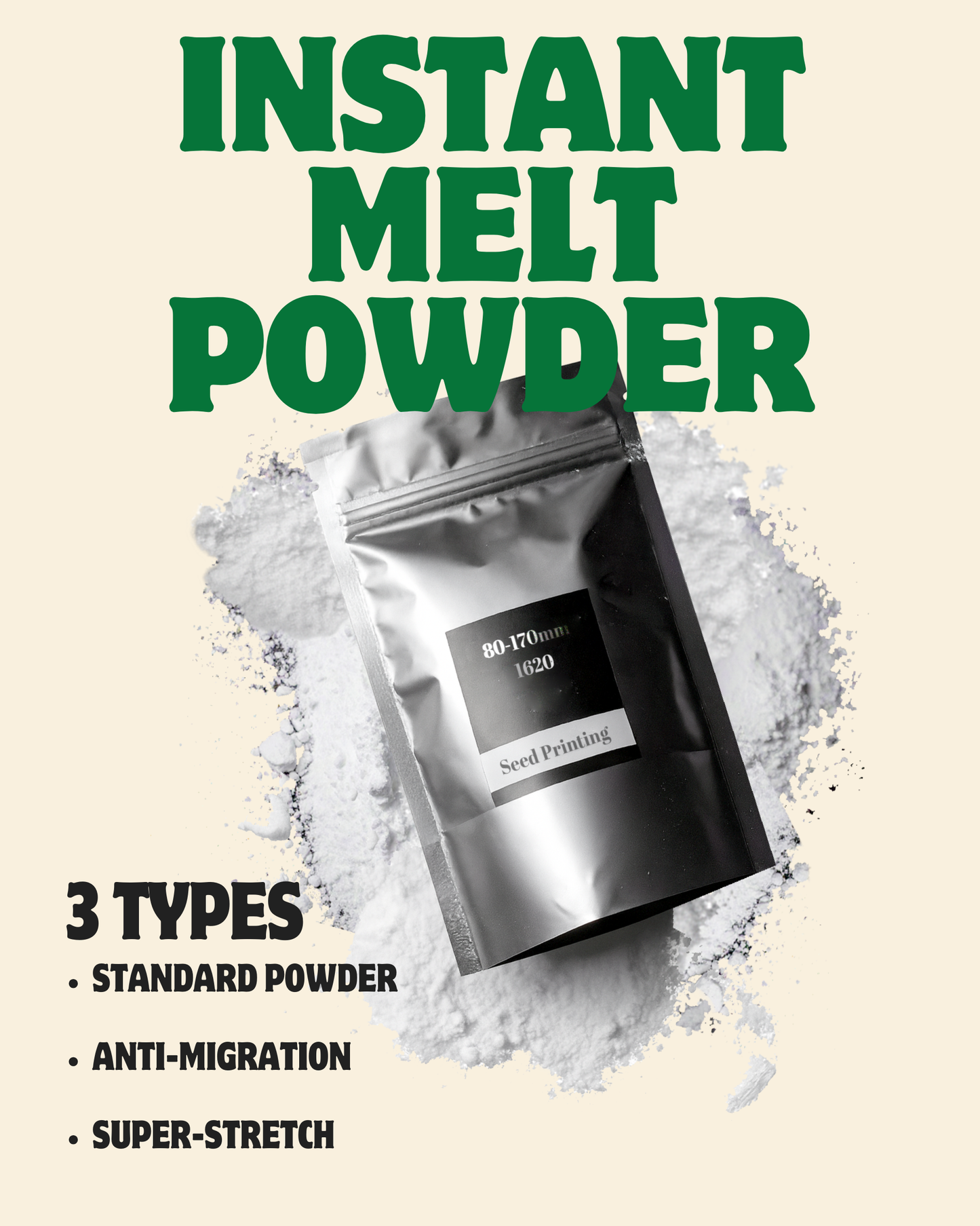 DTF Instant Melt Powder – Super Stretch