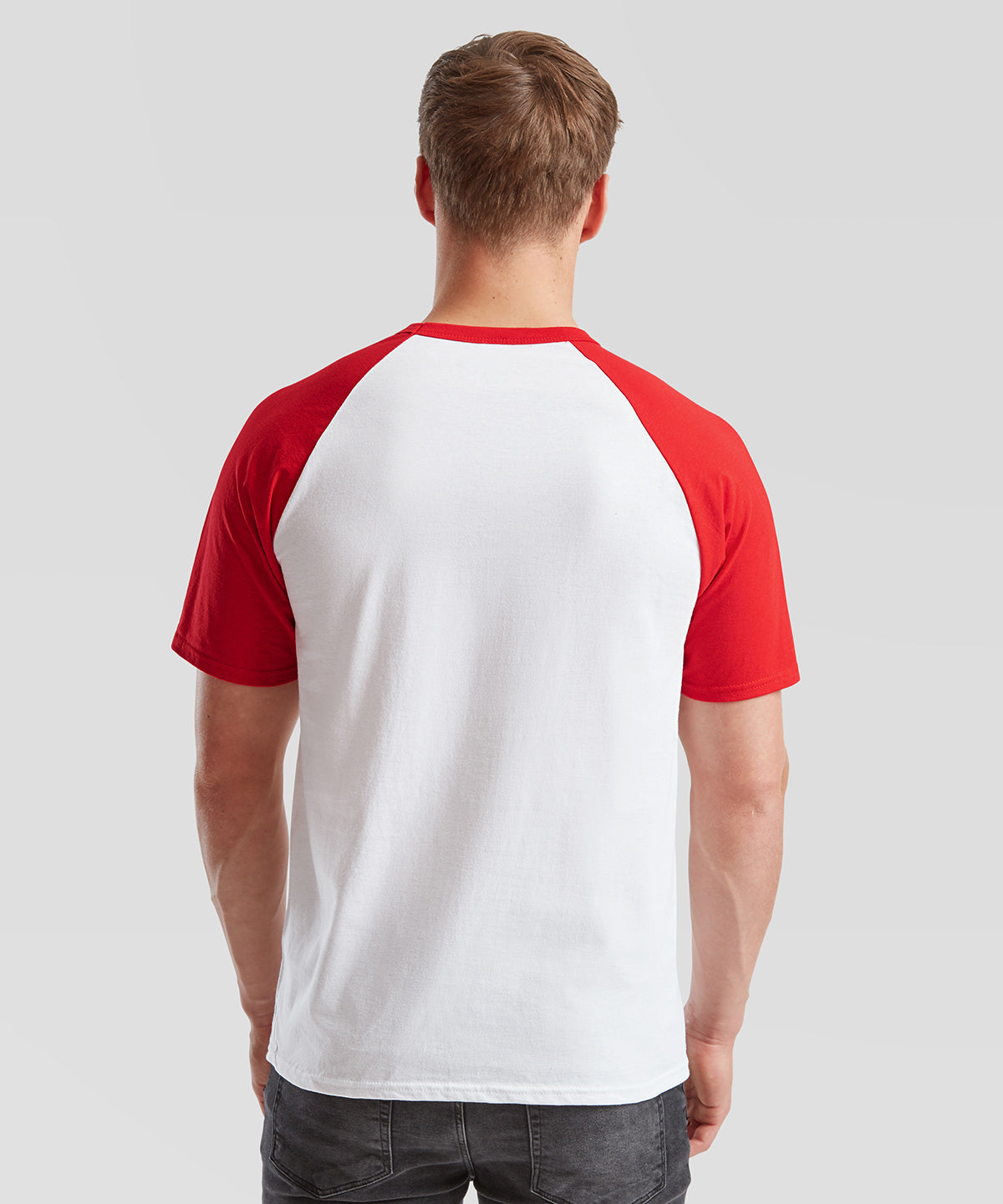 SS026-FruitoftheLoom-Short sleeve baseball T