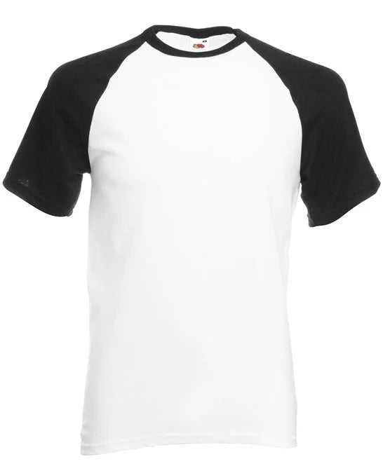 SS026-FruitoftheLoom-Short sleeve baseball T