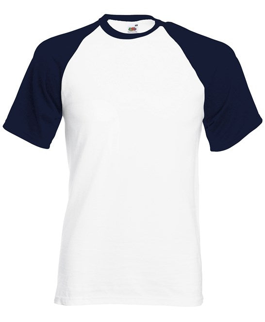SS026-FruitoftheLoom-Short sleeve baseball T